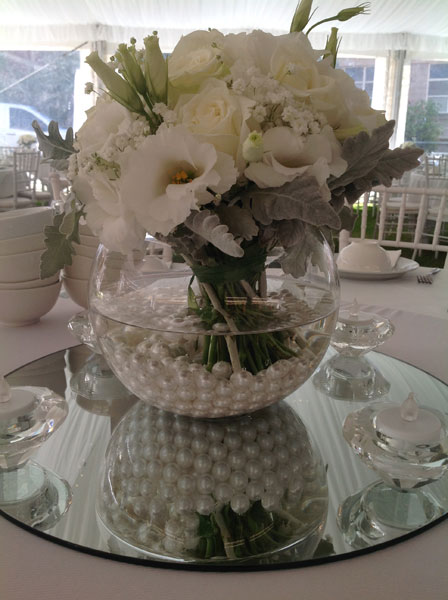 wedding flower centrepiece