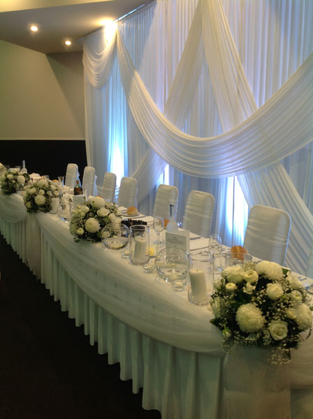 Bridal table decoration Adelaide